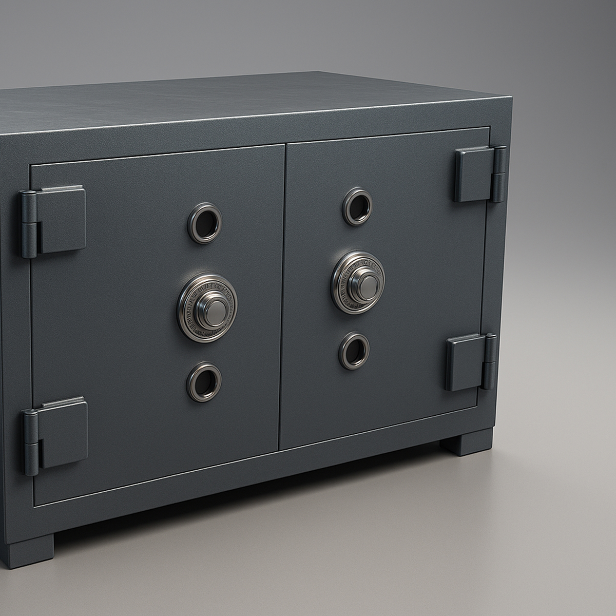 Yatay Kuyumcu Kasaları 120cm-1 Premium 120cm Tezgahaltı Banko Zırhlı Betonlu Kasa - Görsel 1